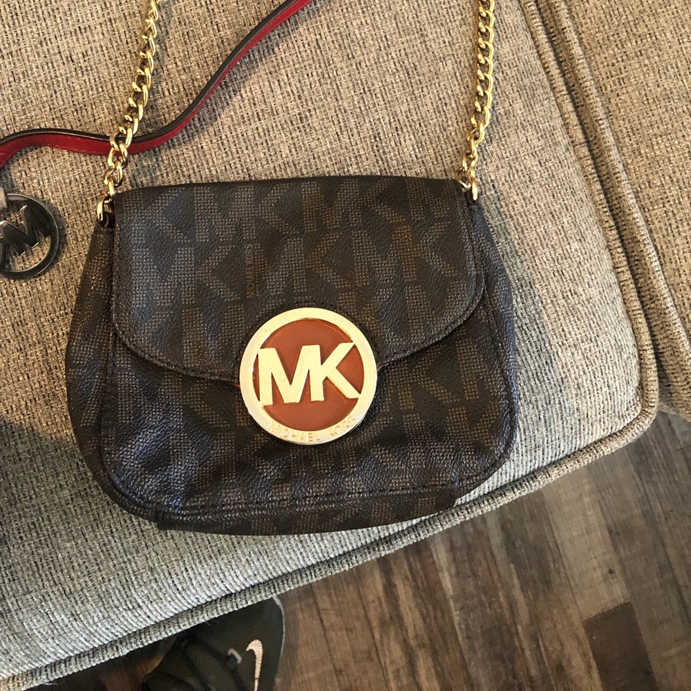 Authentic leather Michael Kors purse🔥